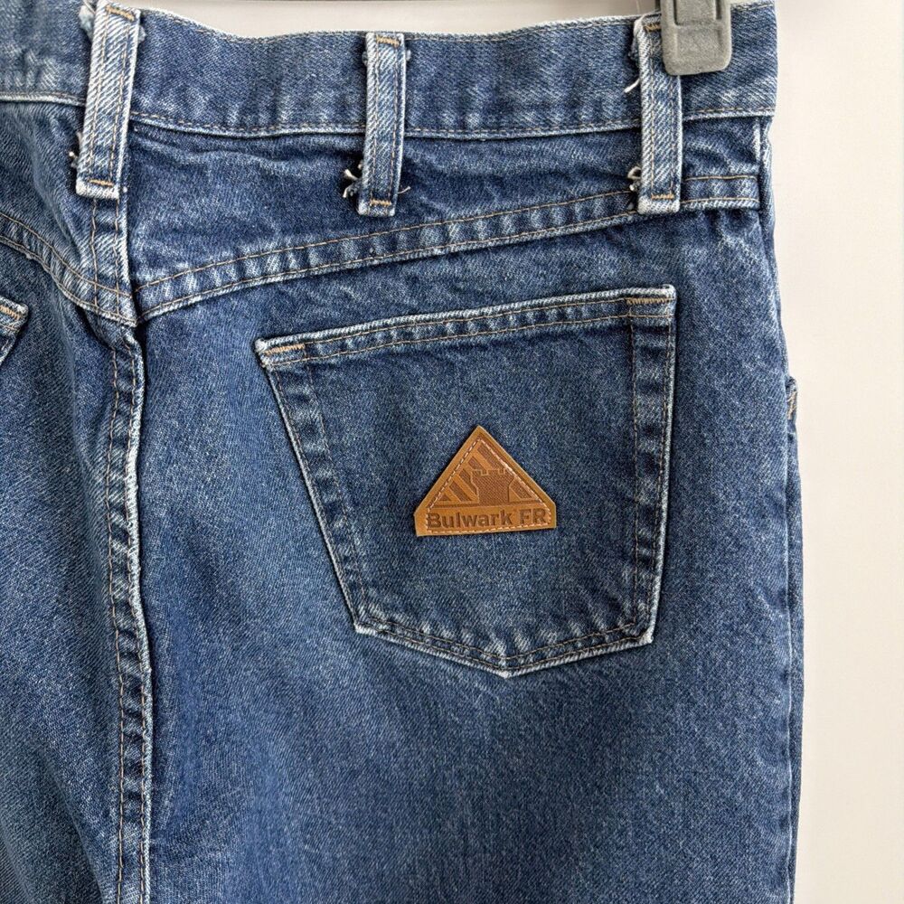 Bulwark FR Jeans Mens 34x32.5 Flame Resistant Denim Workwear Heavy Duty 21 ATPV